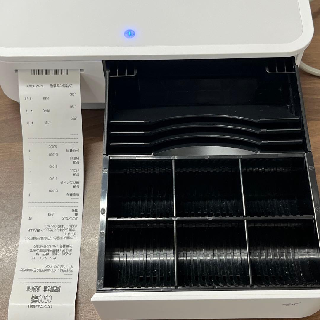 即日発送！ドロア付きレシートプリンタ ｍPOP スクエア エアレジ対応