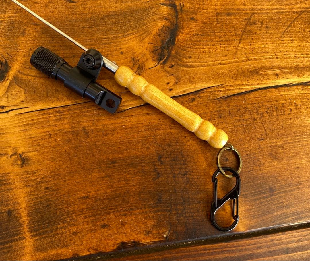 クワガタ採集セット　オリジナル掻き出し棒　デジタルノギス　採集ケース　アーミー