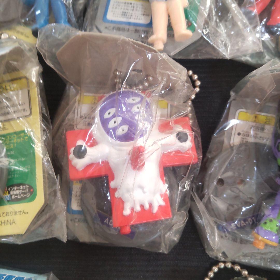 エヴァンゲリオン　キーチェーンフィギュア　11体セット 　30年前の品　レトロ