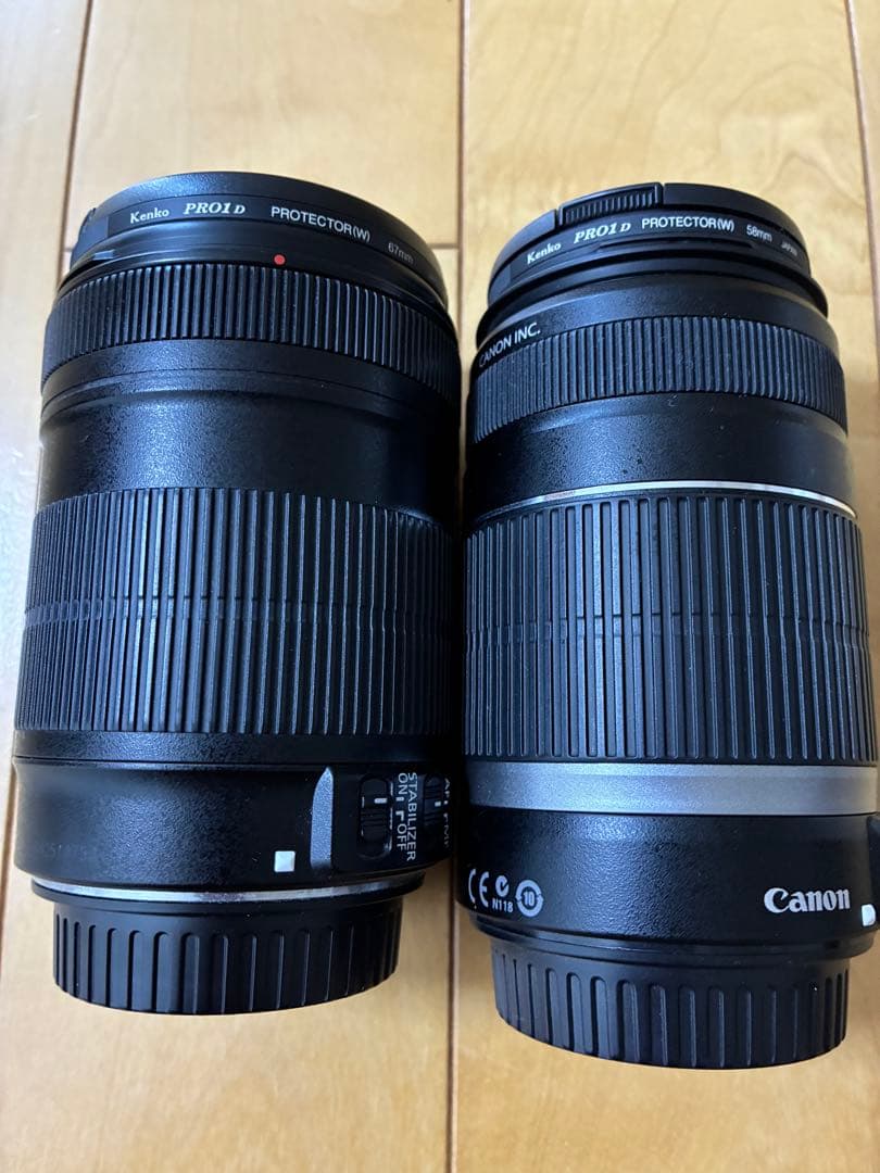 【Canon】レンズ2点セット　efs55-250mm efs18-135mm