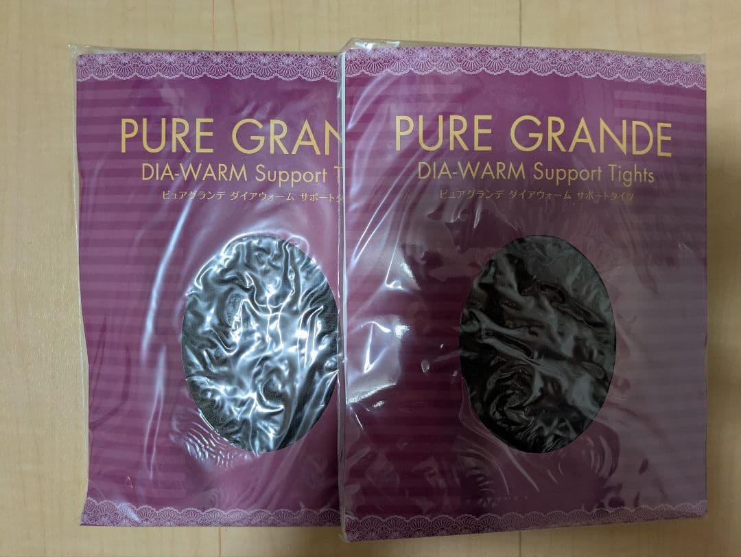 レッグウェア PURE GRANDE DIA-WARM Support Tights 2set