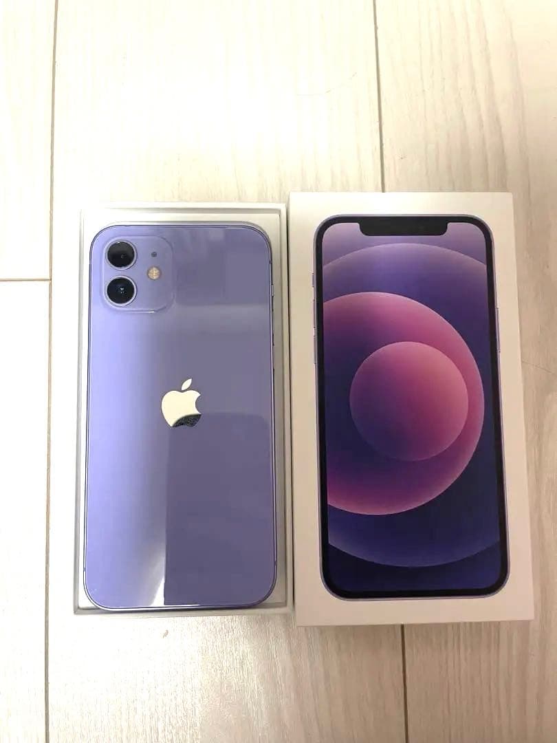 Apple iPhone 12 パープル 本体のみ　美品