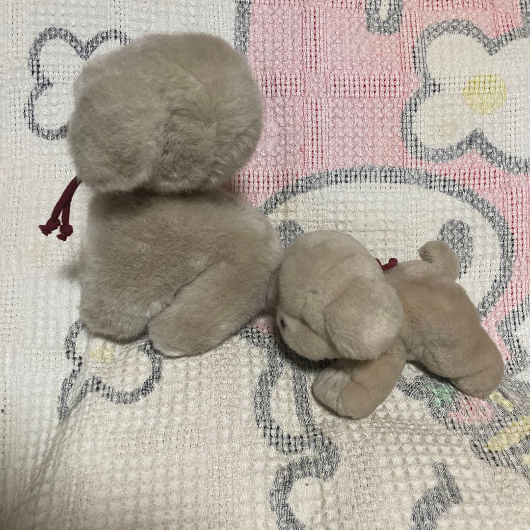 オリエンタルトーイ　うめ吉　寝そべりポーズ＆お座りポーズ　ぬいぐるみ　中古品