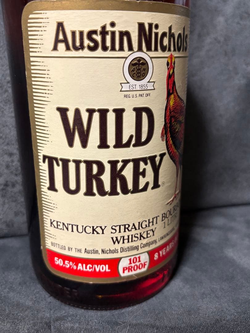 ワイルドターキー　WILD TURKEY 8年　1L 旧ボトル