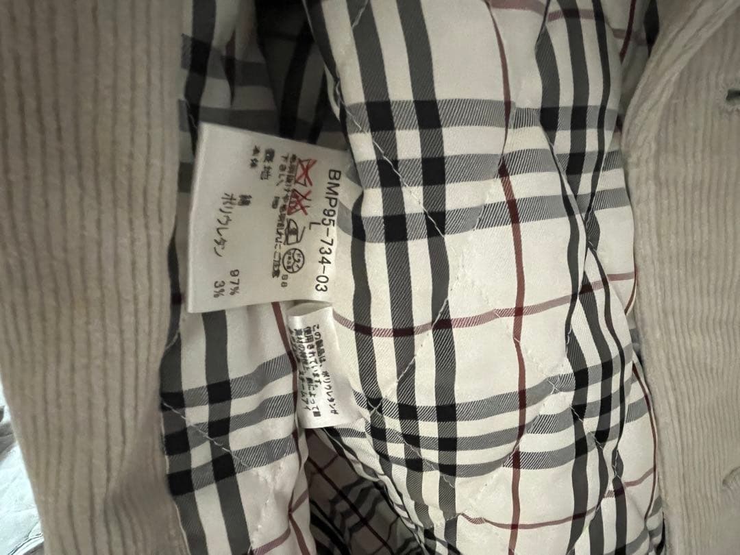 BURBERRY BLACK LABEL コーデュロイ　コート　L ブルゾン
