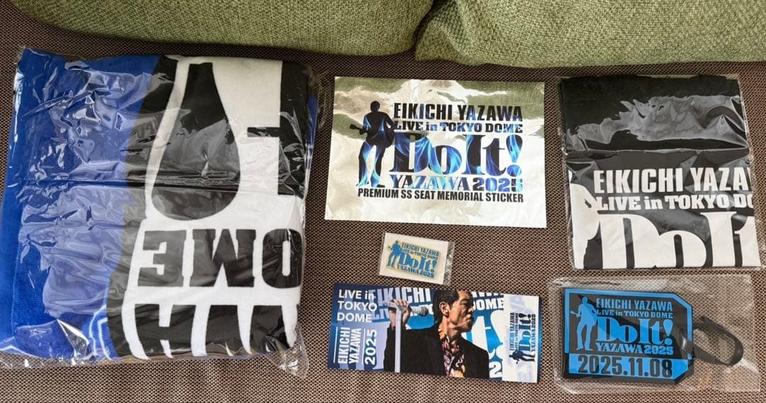 ［未使用】YAZAWA 2025 東京ドームライブPSS席限定グッズセット
