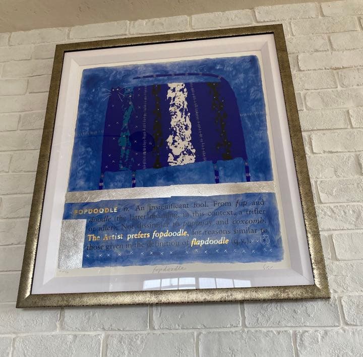 モダンなお部屋にぴったり！華やかで豪華なリトグラフ！