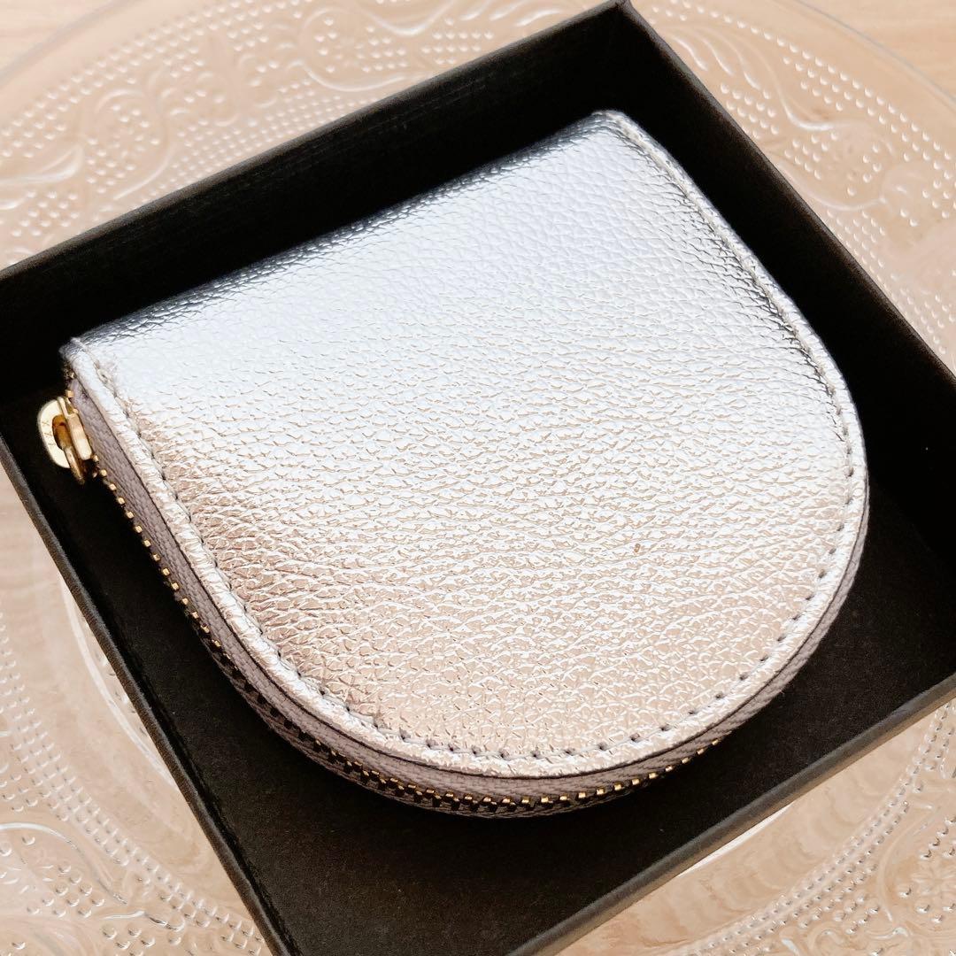 【新品未使用】皇居財布　ケース　小銭入れ　シルバー