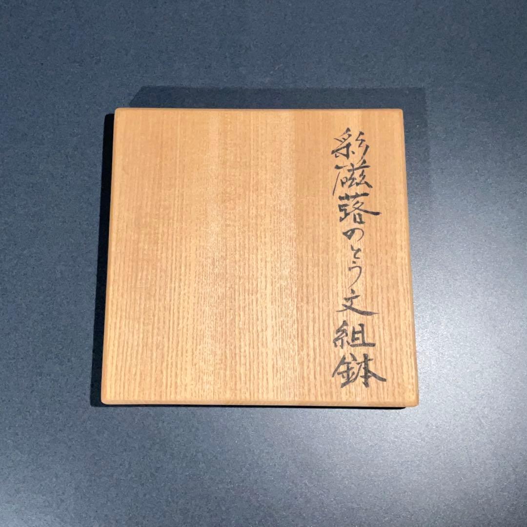 小鉢５客組　島田文雄　彩磁ふきのとう文　東京藝大教授　R0963お15