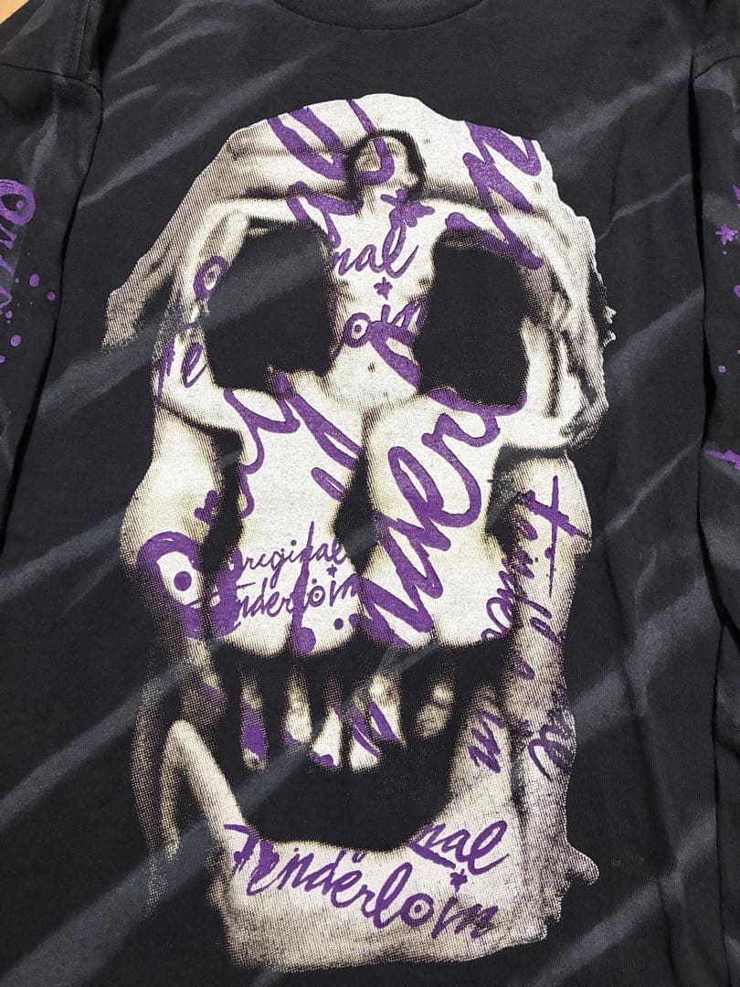 H*i様 テンダーロインダリスカルロングTシャツブラックＬサイズ