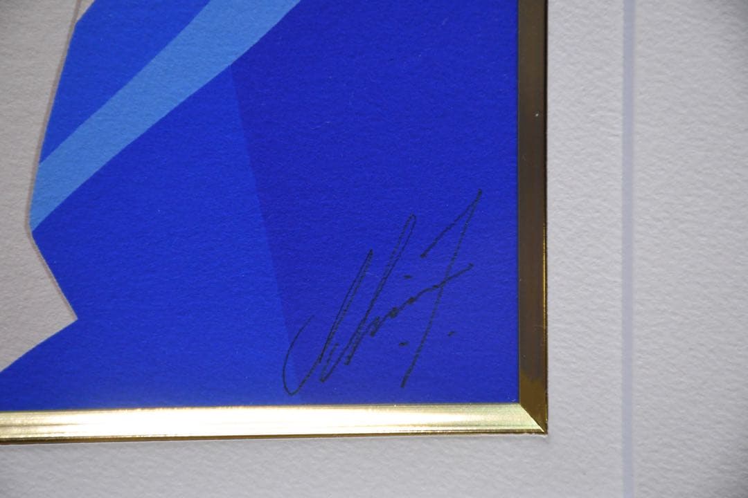 ECK24 真作 鶴田一郎 知の月 エディション17/200 ジークレー 額装