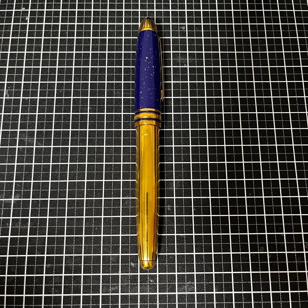 モンブラン ローラーボール ソリテール ラムセスII ラピスラズリ バーメイル