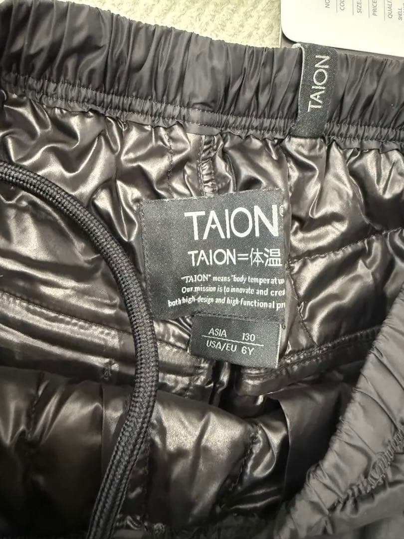 TAION キッズ ダウンパンツ 130 ブラック