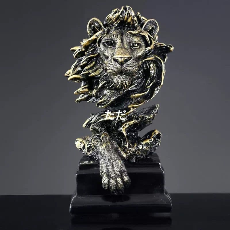 ライオンリビング 玄関 オフィスアート 装飾品 工芸品 美術品 置物