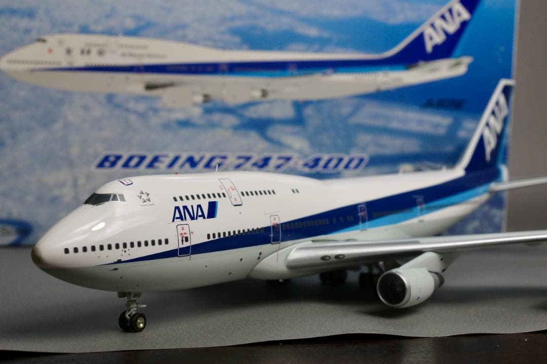 レア ANA B747-400D JA8960 BBOXANA02 1/200