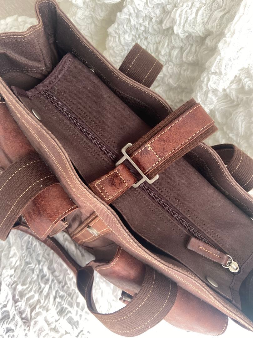 PORTER sang トート 吉田カバン ブラウン レザー vintage