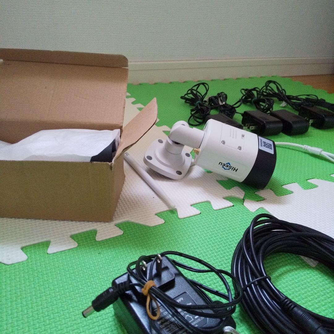 Hiseeu 防犯カメラセット 4台付