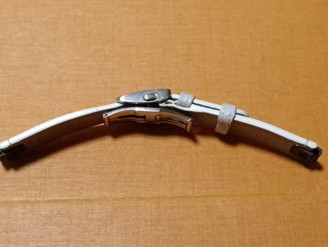 タンブール用 モノグラム・ホワイト キャンバス ストラップ S+純正Dバックル