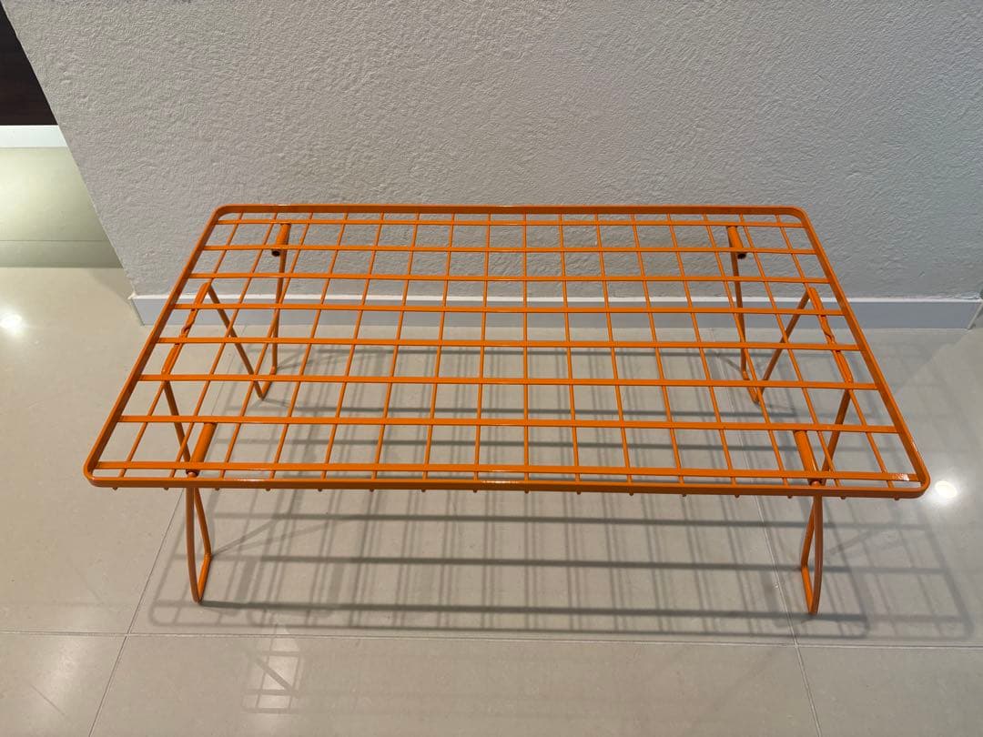 Orange×ユニフレーム フィールドラックテーブル 3個セット バッグ付