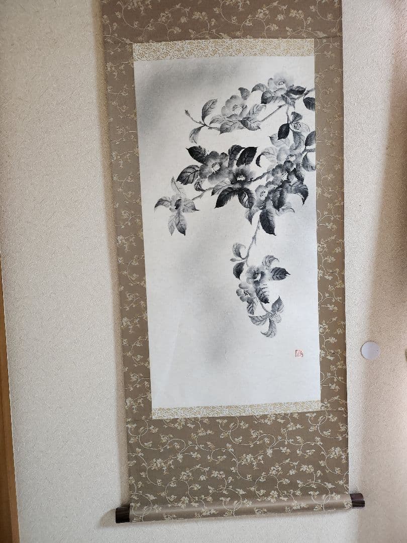 水墨画の掛け軸です。