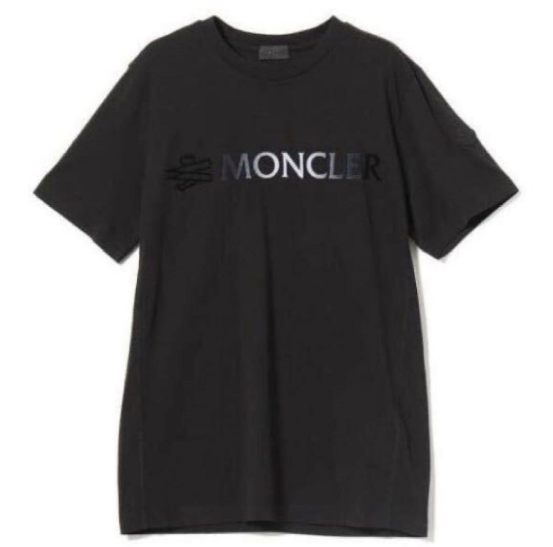 【極美品】即完売モデル MONCLER ブラック Tシャツ