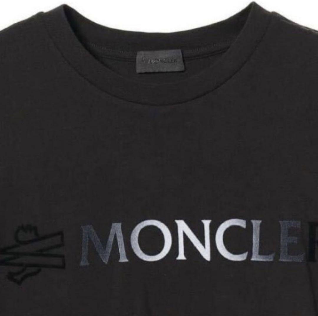 【極美品】即完売モデル MONCLER ブラック Tシャツ