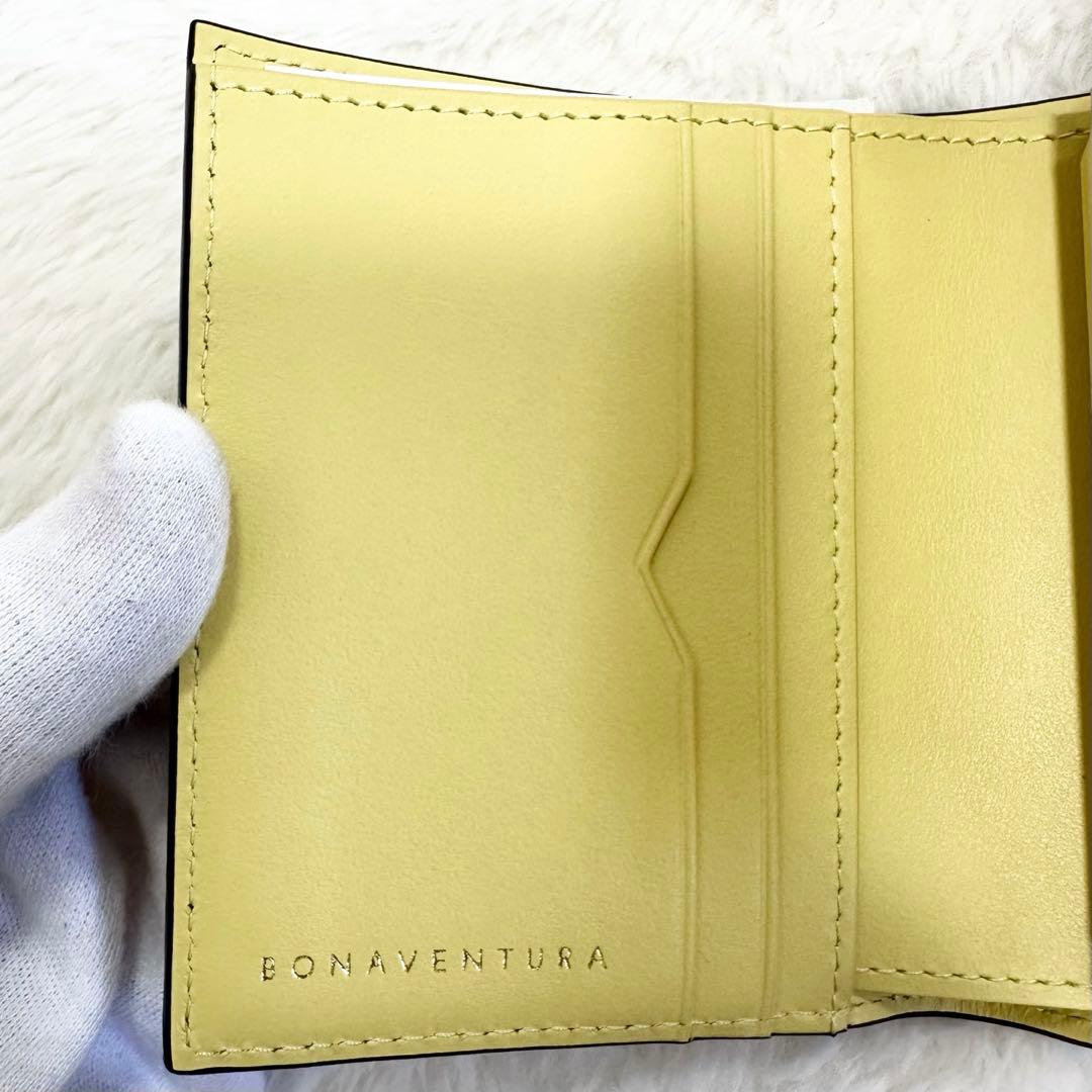未使用級✨現行 BONAVENTURA フラップ スモールウォレット グレージュ