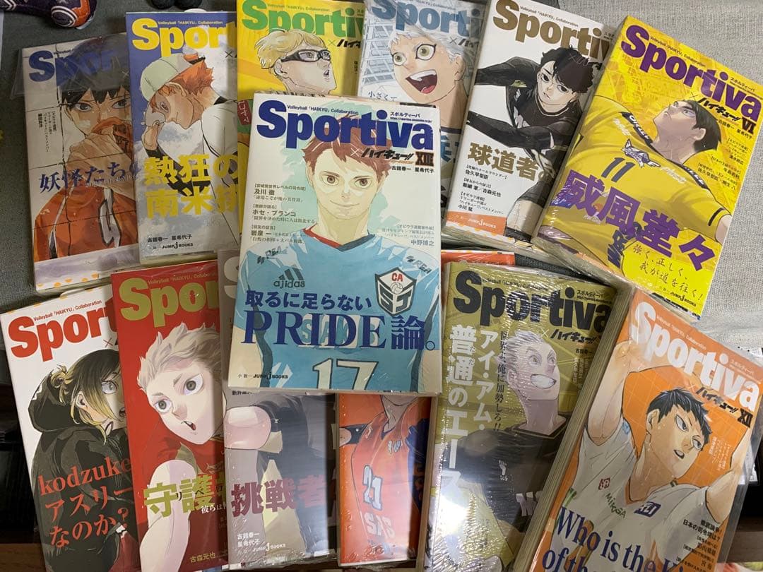 ハイキュー!!×sportiva コラボ表紙小説、ビジュアルボードセット