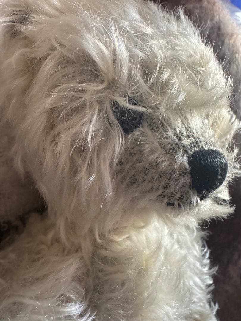 シュタイフ 白タグ　リミテッドエディション　毛足長いモヘア　未使用デッドストック