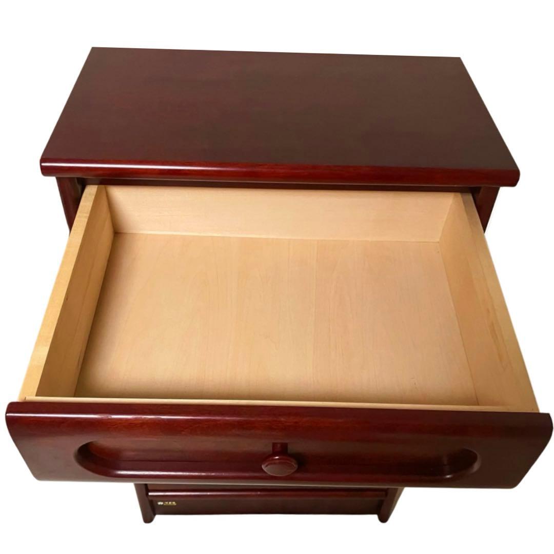 カリモク ガラス キャビネット サイドボード 電話台 花台 飾り棚