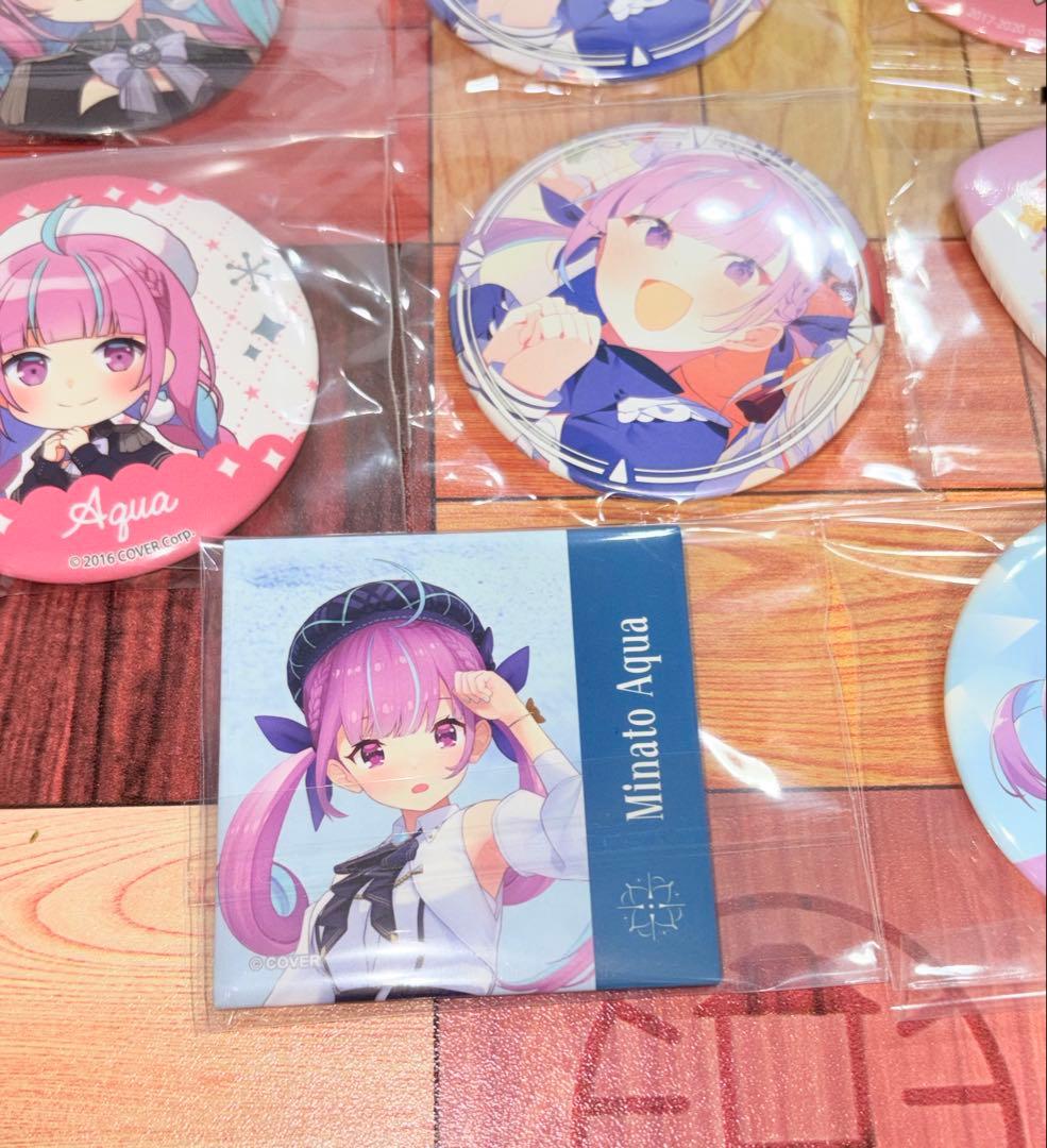 湊あくあ　缶バッジ　まとめ売り　オリジン　ダイナー　ホロツリー　夜明けのうた