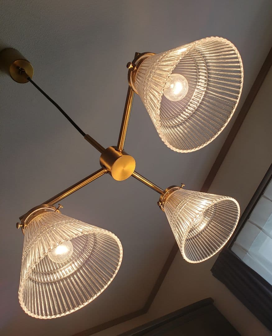 最終値下げ※インターフォルム※3灯ペンダントライト