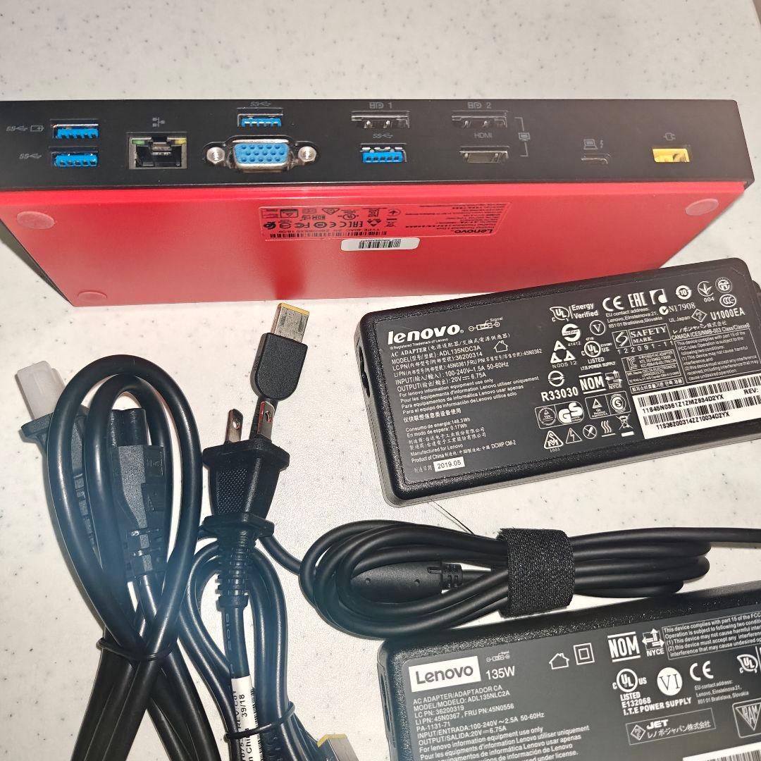 Lenovo ThinkPad Thunderbolt 3 Dock AC2種