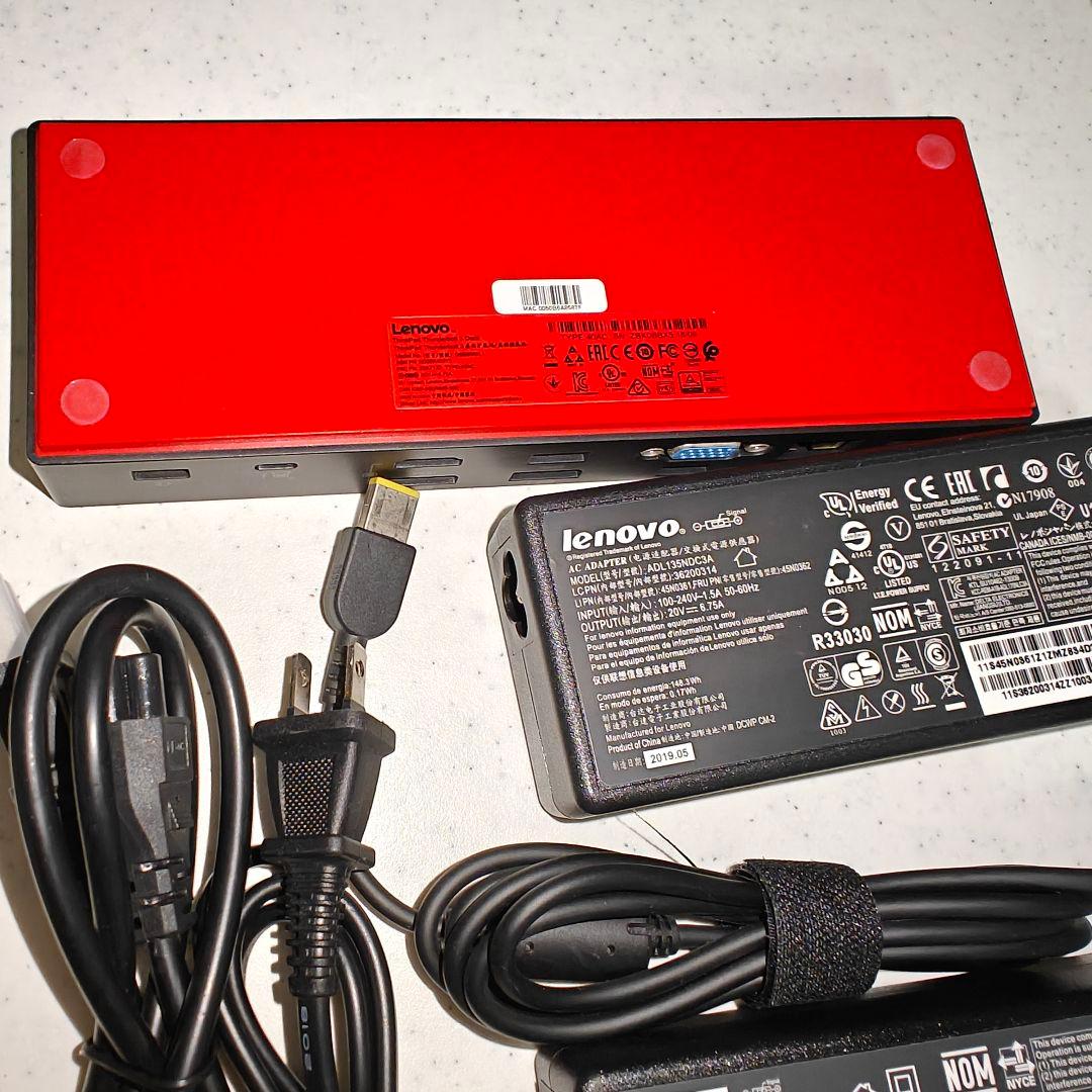 Lenovo ThinkPad Thunderbolt 3 Dock AC2種