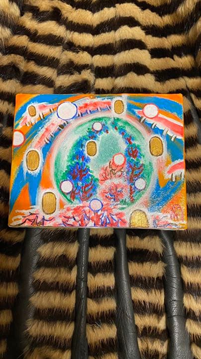 【アクリル画】商品名 小判伝説15 地球からのメッセージ　新品