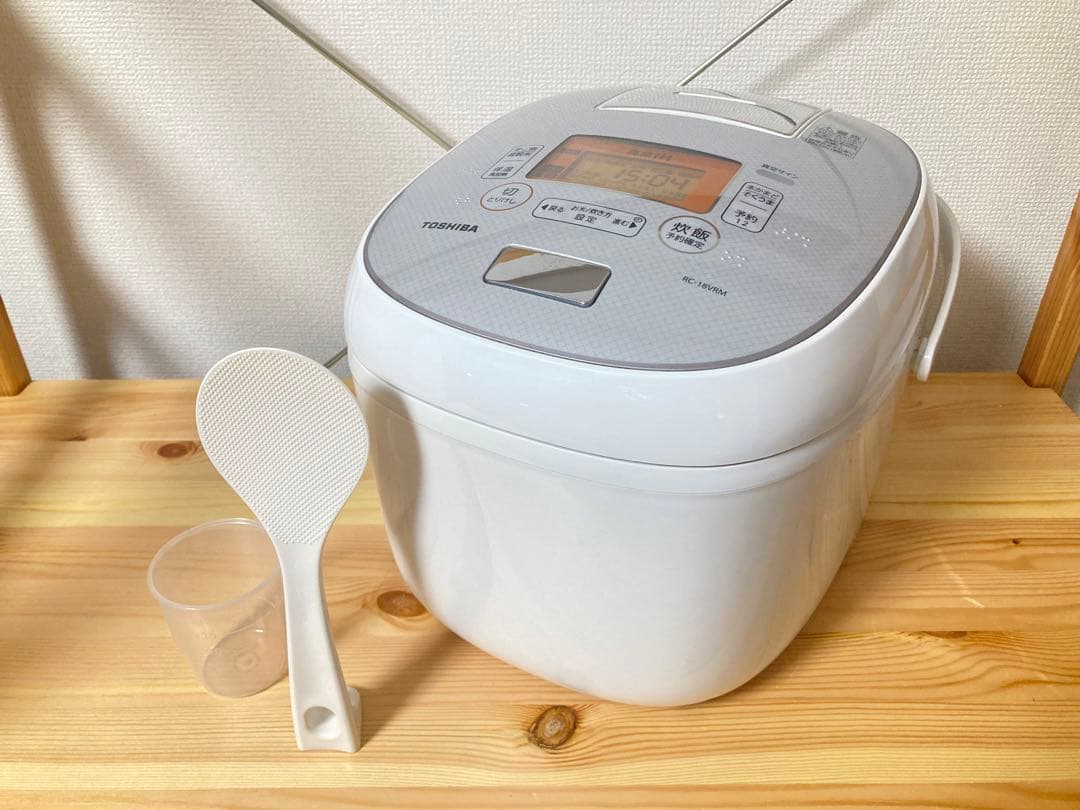 ☆良品 東芝 TOSHIBA 真空IHジャー炊飯器 RC-18VRM 10合炊き