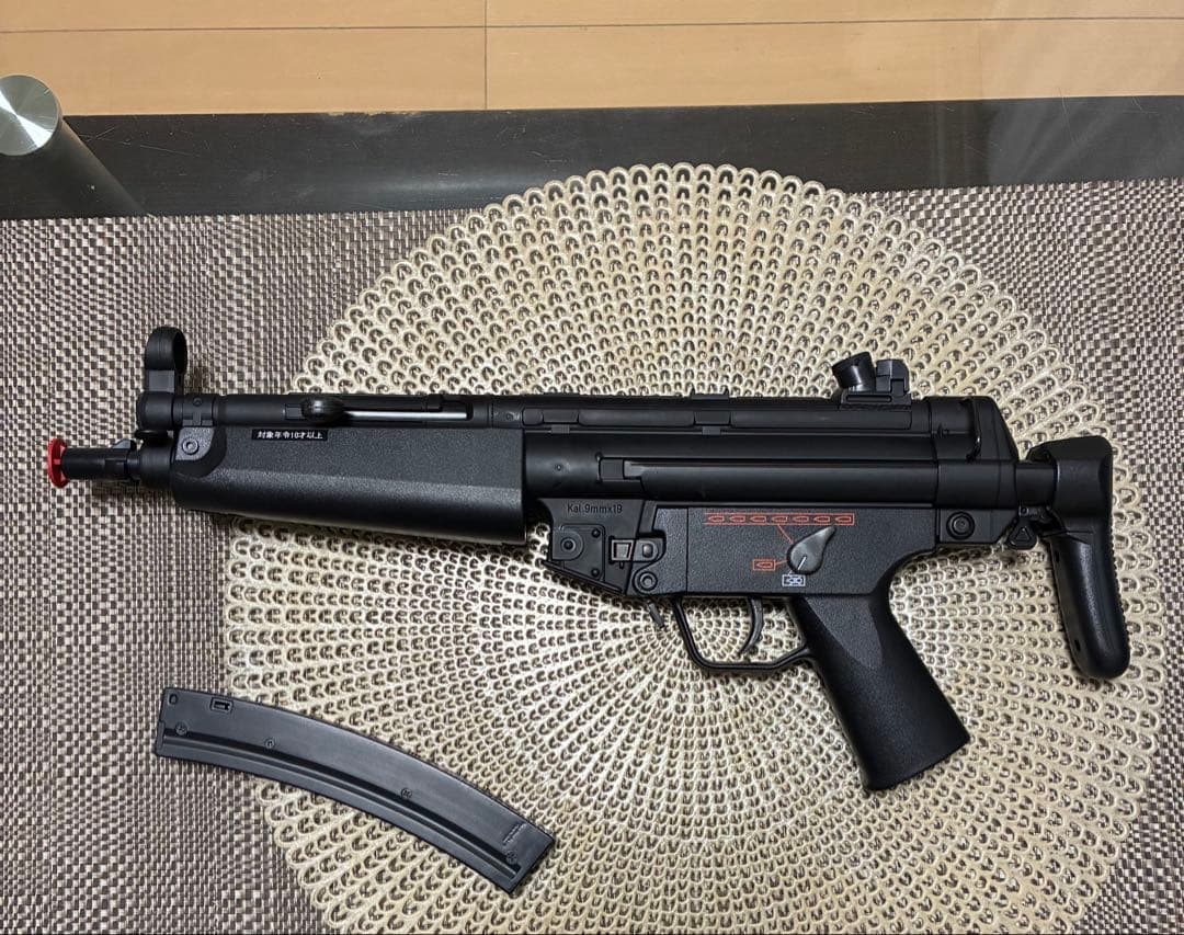 未使用　東京マルイ カスタム品　H&K MP5A5 電動ガン　金属ピニオンギア