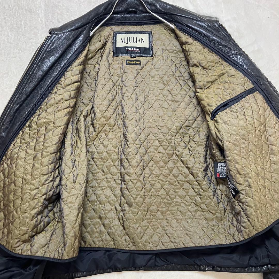 M. JULIAN WILSONS 3XL ライナー 2way レザージャケット