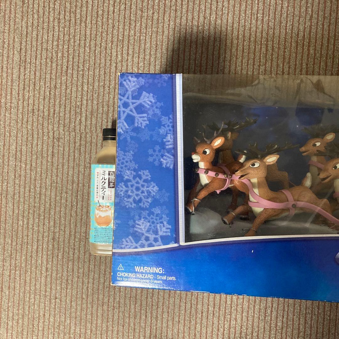 トナカイ サンタ　フィギュア　メモリーレーン　インテリア　アメトイ　レア