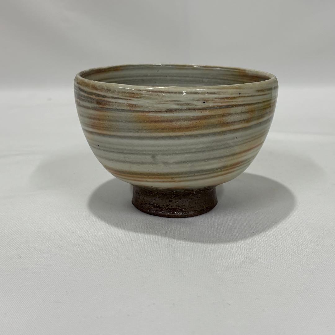 O7 茶道具一式 抹茶碗 茶筅 茶杓 柄杓 共箱付 久保良斎作 片桐家御用