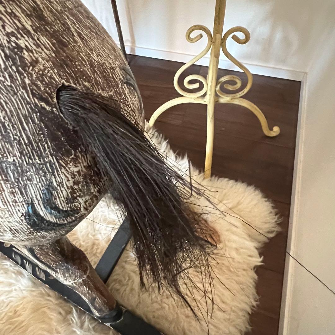 【たのメル便】アンティーク 木馬 ロッキングホース フランス イギリス