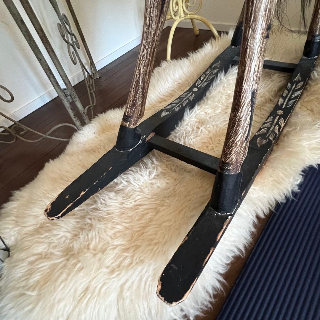 【たのメル便】アンティーク 木馬 ロッキングホース フランス イギリス