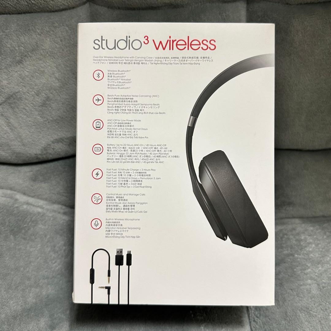 beats studio3 ワイヤレスノイズキャンセリングヘッドホン