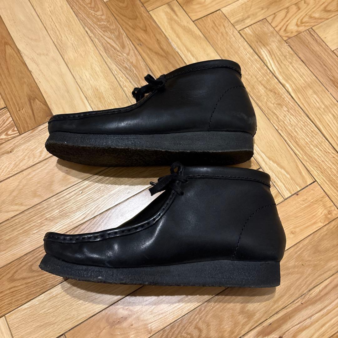 靴 Clarks / Wallabee Boot Leather BLACK