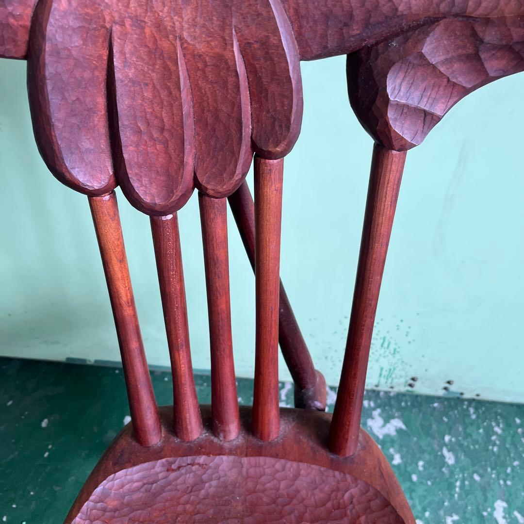 ★ チェア 椅子 木製 昭和レトロ アンティーク 鳥 家具 インテリア 望 格安