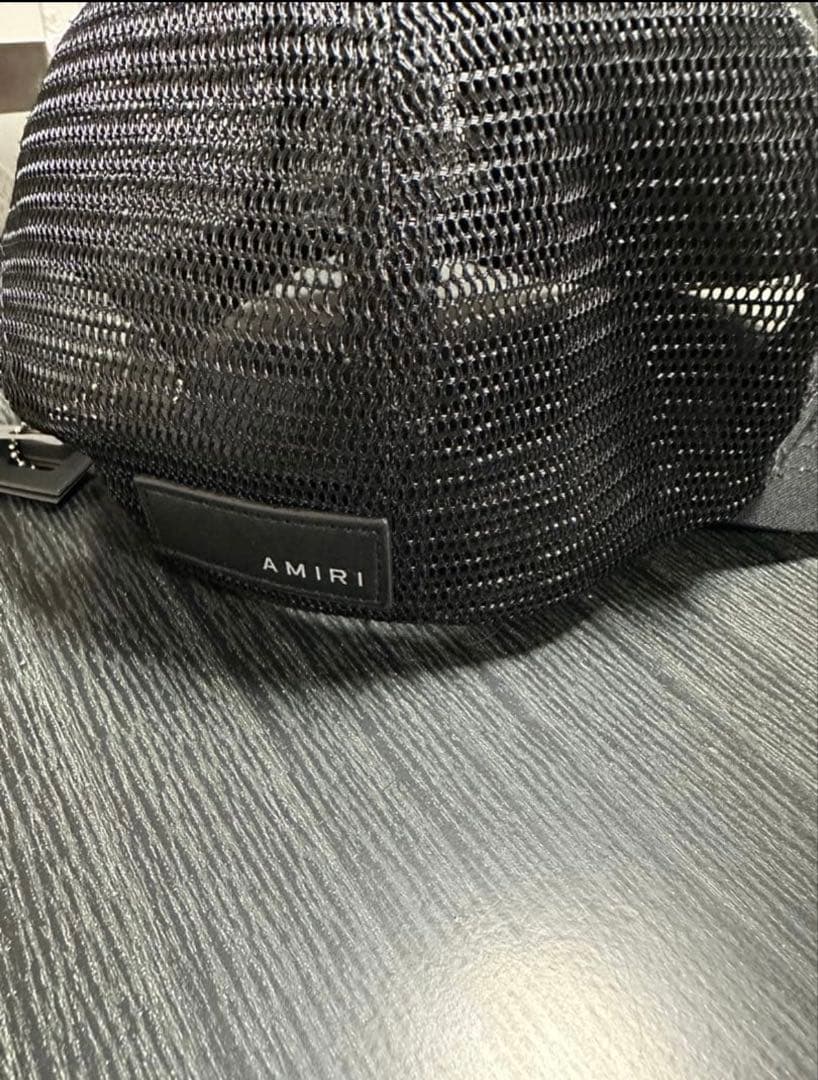 ま*ち様 AMIRI ブラック メッシュキャップ