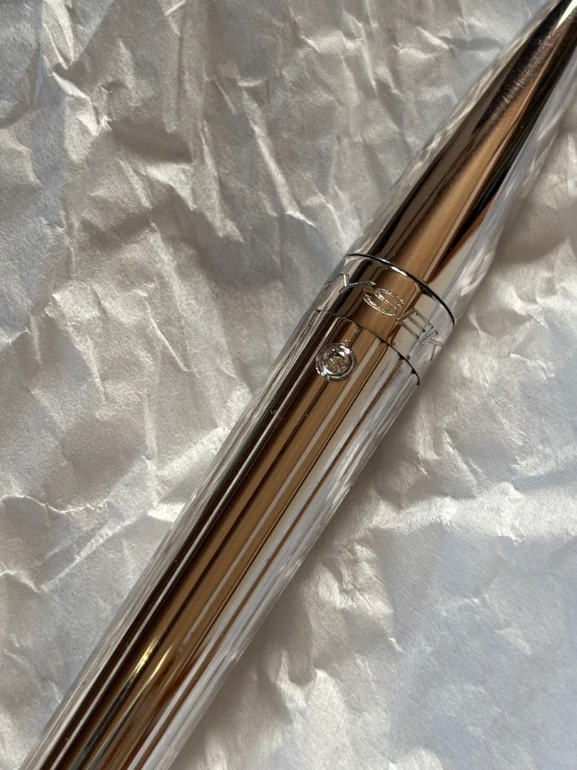 JORG HYSEKヨルグ・イゼック ボールペンシルバーフィニッシュダイヤモンド