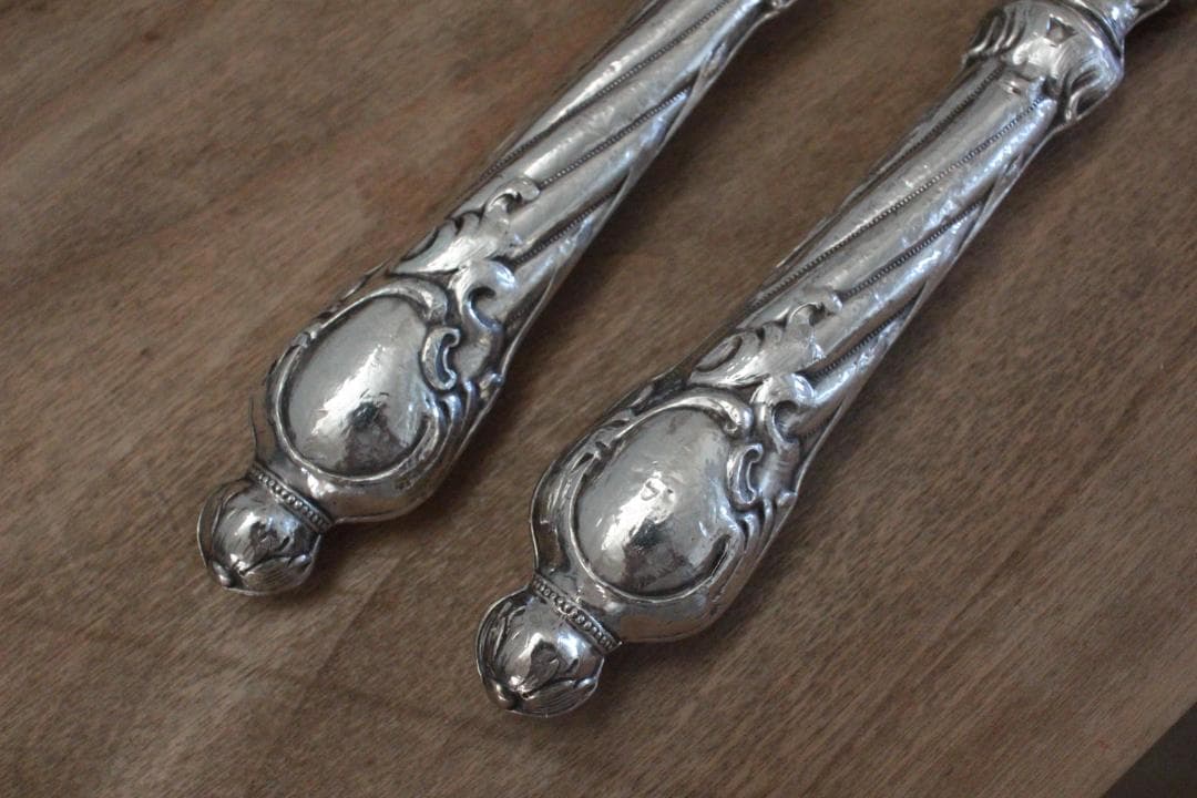 サラダサーバー/シルバースプーン&フォーク2本セット