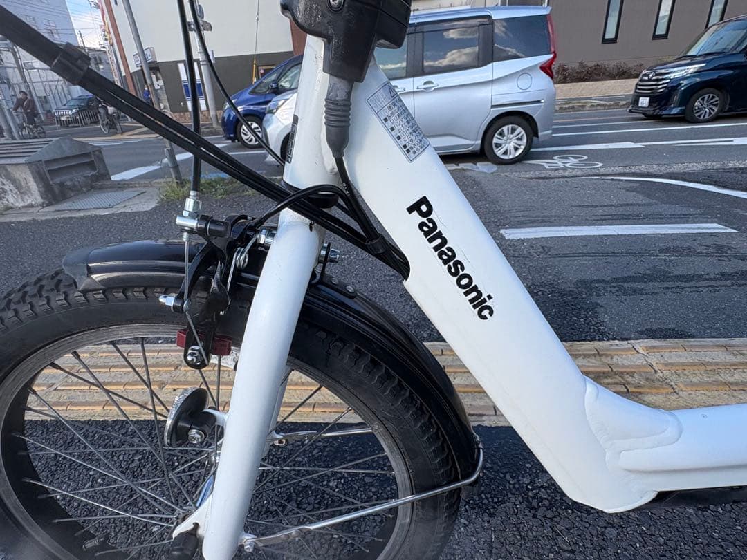 中古Panasonic電動アシスト自転車　8.9Ah4点灯