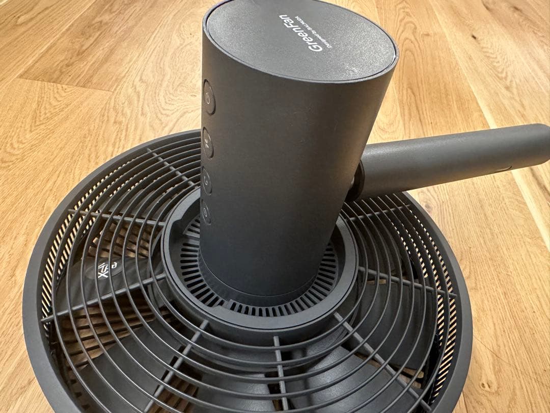 バルミューダ グリーンファンEGF-1600-DK＋ EGF-P100 ブラック